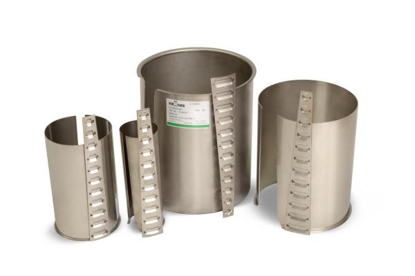 Stützhülse Typ "MK"- Abm : 63 x 3,8 - 3,6 mm  V2A