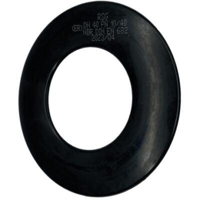 Gummi-Stahl-Flanschdichtung DN 15 PN 10-40